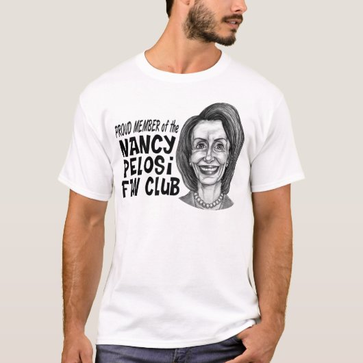 Nancy Pelosi Fan Club T-shirt (Voorkant)