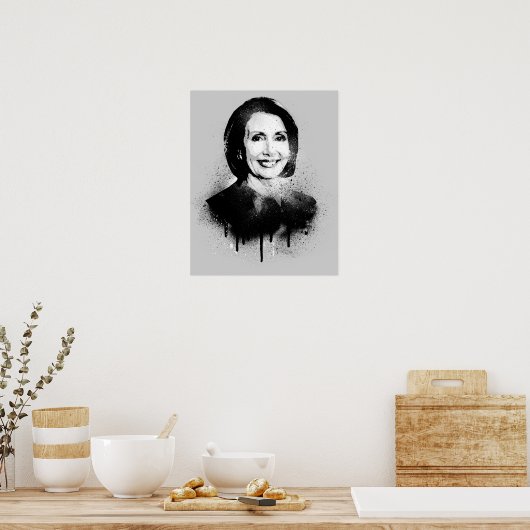 Nancy Pelosi Graffiti Art Poster (Keuken)