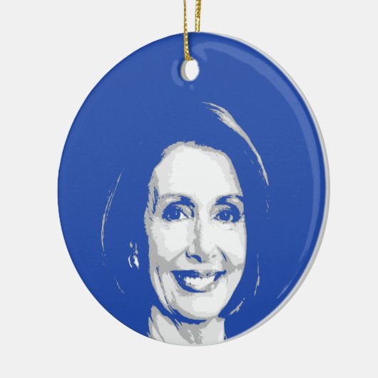 NANCY PELOSI KERAMISCH ORNAMENT (Links)