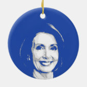 NANCY PELOSI KERAMISCH ORNAMENT (Achterkant)