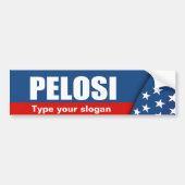 NANCY PELOSI-kiezer Bumpersticker (Voorkant)