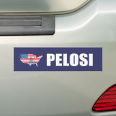 NANCY PELOSI-kiezer Bumpersticker (Op auto)