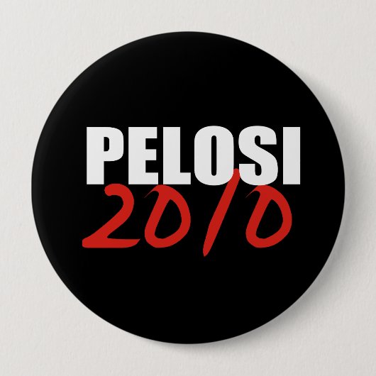 NANCY PELOSI-kiezer Ronde Button 4,0 Cm (Voorkant)
