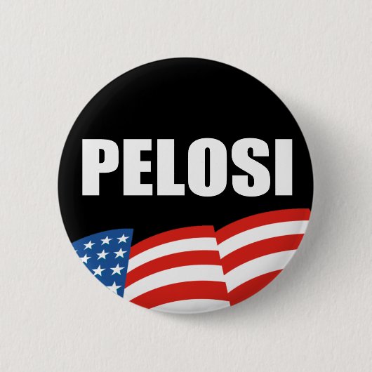 NANCY PELOSI-kiezer Ronde Button 5,7 Cm (Voorkant)