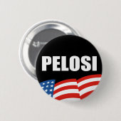 NANCY PELOSI-kiezer Ronde Button 5,7 Cm (Voorkant /achterkant)