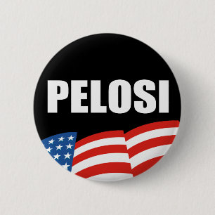 NANCY PELOSI-kiezer Ronde Button 5,7 Cm
