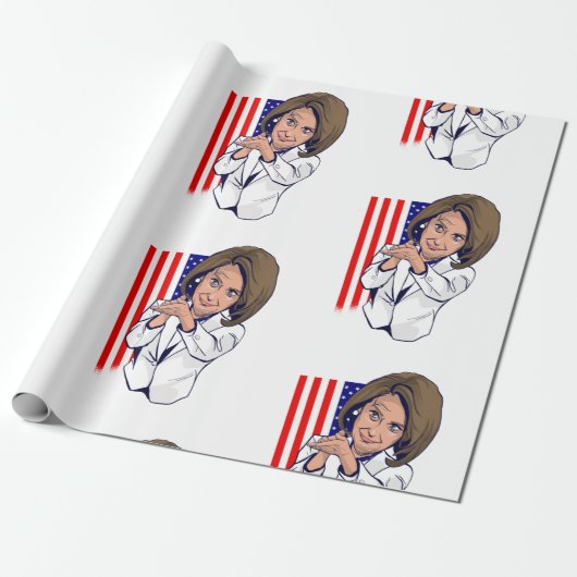 Nancy Pelosi-klapmeme Cadeaupapier (Uitgerold)