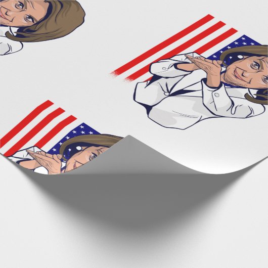 Nancy Pelosi-klapmeme Cadeaupapier (Hoek)