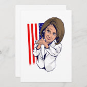 Nancy Pelosi-klapmeme Kaart (Voorkant / Achterkant)
