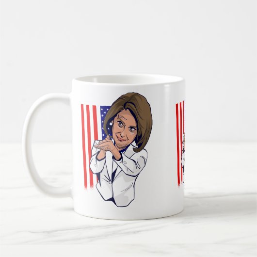 Nancy Pelosi-klapmeme Koffiemok (Links)