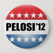 NANCY PELOSI RONDE BUTTON 4,0 CM (Voorkant)