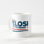 Nancy Pelosi voor President Koffiemok (Voorkant links)