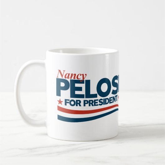Nancy Pelosi voor President Koffiemok (Links)