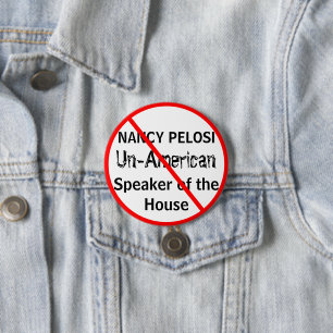 Nancy Pelosi voorzitter van het Huis van Afgevaard Ronde Button 7,6 Cm