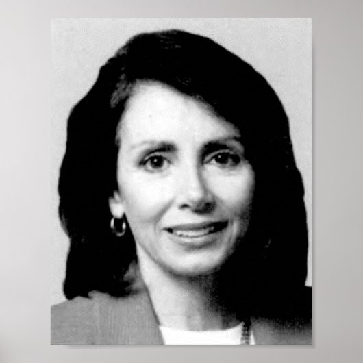 Nancy Pelosi Young Congressional Photo Poster (Voorkant)