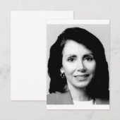 Nancy Pelosi Young Congressional Photo Save The Date (Voorkant / Achterkant)