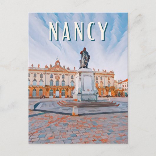 Nancy Photo Vintage Briefkaart (Voorkant)