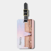 Nancy Place Stanislas Grand Est France Sunset Bagagelabel (Voorkant verticaal)