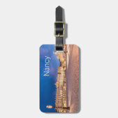 Nancy Place Stanislas Grand Est France Sunset Bagagelabel (Voorkant verticaal)