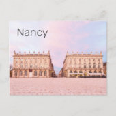 Nancy Place Stanislas Grand Est France Sunset Feestdagenkaart (Voorkant)