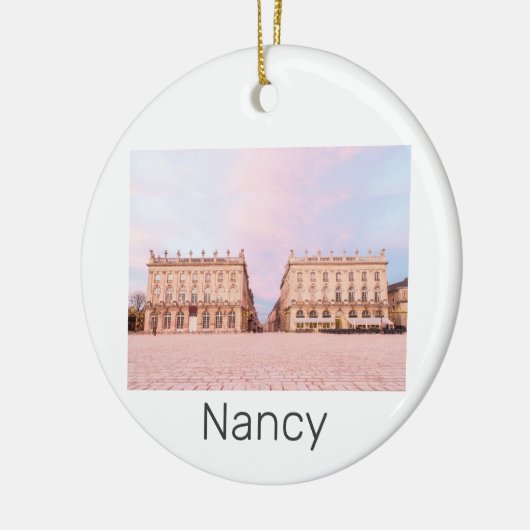 Nancy Place Stanislas Grand Est France Sunset Keramisch Ornament (Links)