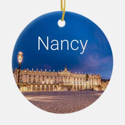Nancy Place Stanislas Grand Est France Sunset Keramisch Ornament (Voorkant)
