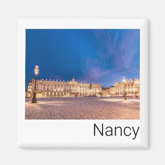 Nancy Place Stanislas Grand Est France Sunset Magneet (Voorkant)