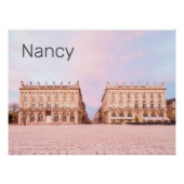 Nancy Place Stanislas Grand Est France Sunset Perfect Poster (Voorkant)
