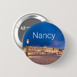 Nancy Place Stanislas Grand Est France Sunset Ronde Button 5,7 Cm