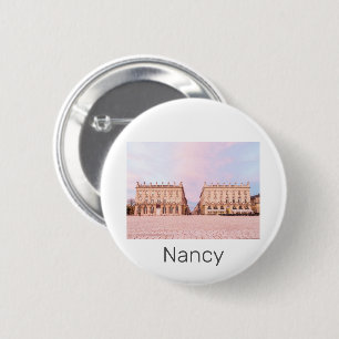 Nancy Place Stanislas Grand Est France Sunset Ronde Button 5,7 Cm