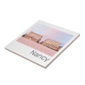 Nancy Place Stanislas Grand Est France Sunset Tegeltje (Zijkant)