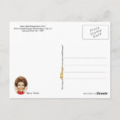 Nancy Reagan, First Lady of the U.S. Briefkaart (Achterkant)
