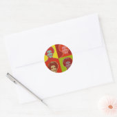nancy Reagan Ronde Sticker (Envelop)