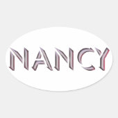 Nancy sticker naam (Voorkant)