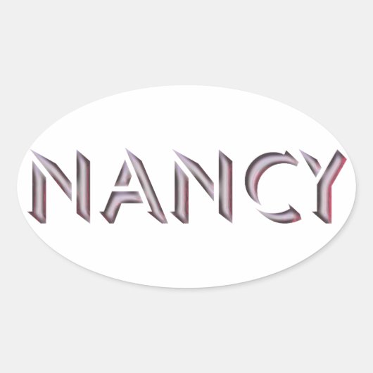 Nancy sticker naam (Voorkant)