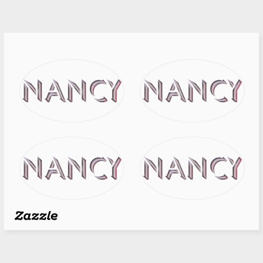 Nancy sticker naam (Vel)
