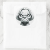 "Nancy the Mean Old Woman" Vierkante Sticker (Tas)