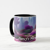Nancy's Morning Tea Gepersonaliseerd  Mok (Voorkant links)
