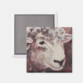 Nancy's Sheep Magneet (Voorkant / Achterkant)