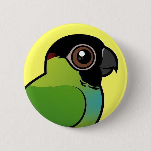 Nanday Conure Ronde Button 5,7 Cm (Voorkant)