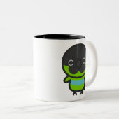 Nanday parakeet tweekleurige koffiemok (Voorkant rechts)