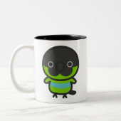 Nanday parakeet tweekleurige koffiemok (Links)