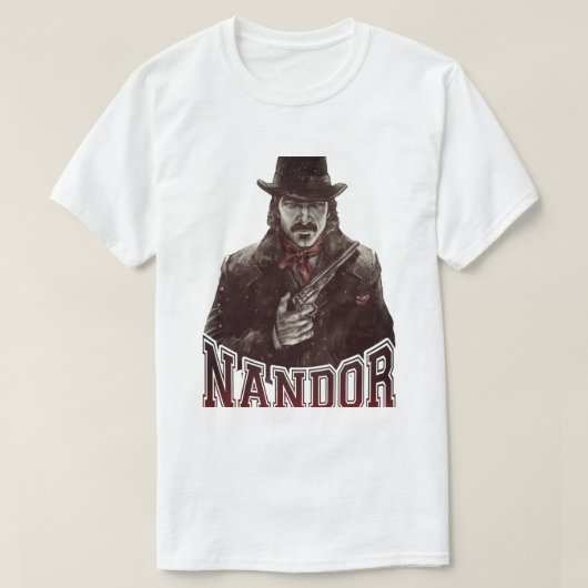 Nandor Western Gunslinger T-shirt (Design voorkant)
