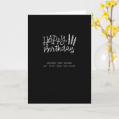 Nane the Wiser Grappig Schotse verjaardag Kaart (Gele Bloem)