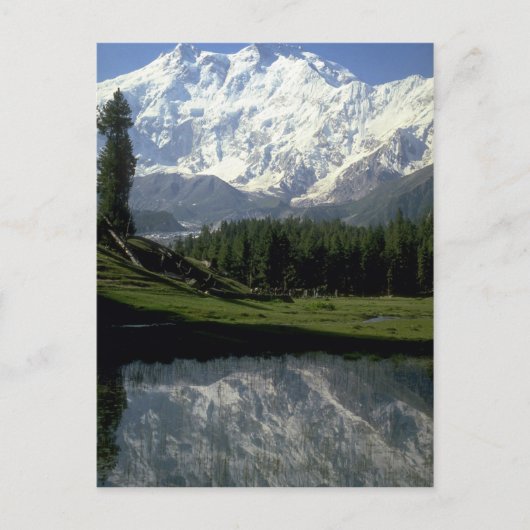 Nanga Parbat bij Fairy Meadows, Noord-Pakistan Briefkaart (Voorkant)