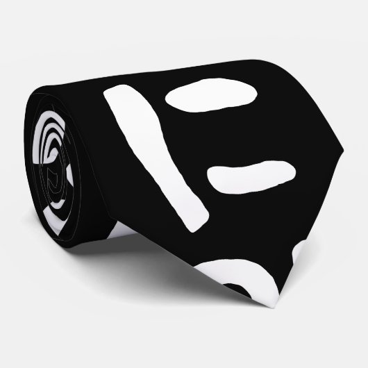 Nani? な に! Wat? Japans nihongo Stropdas (Opgerold)