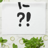 Nani? な に! Wat? Japans nihongo Theedoek (Gevouwen)