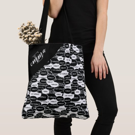 Nani Explosion Seamless Pattern Tote Bag (Dichtbij)