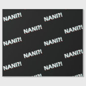 Nani? Funny Anime Lover Fan Gift Cadeaupapier (Vlak)
