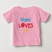 Nani houdt van me T-shirts en Giften (Voorkant)